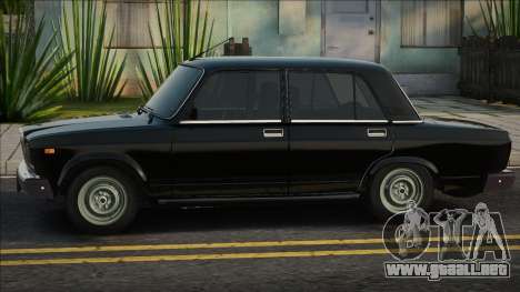 Colección VAZ 2107 Negro para GTA San Andreas