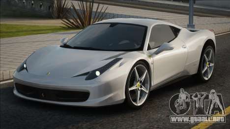 Ferrari 458 Italia NEW para GTA San Andreas