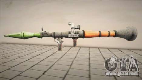 Rocket Launcher from Resident Evil 4 (Biohazard) para GTA San Andreas