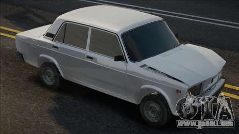 VAZ 2107 Golpeado frente a para GTA San Andreas