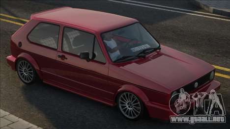 Volkswagen Golf Mk1 Tuned para GTA San Andreas