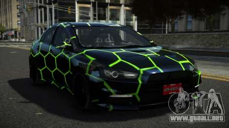 Mitsubishi Lancer Evo X YHG S2 para GTA 4