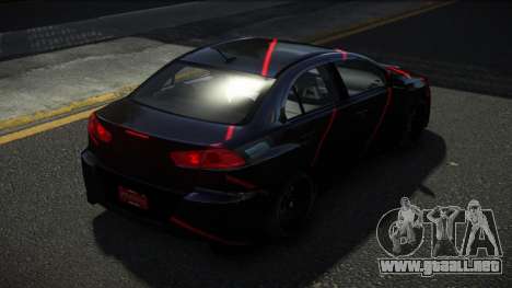 Mitsubishi Lancer Evo X YHG S6 para GTA 4