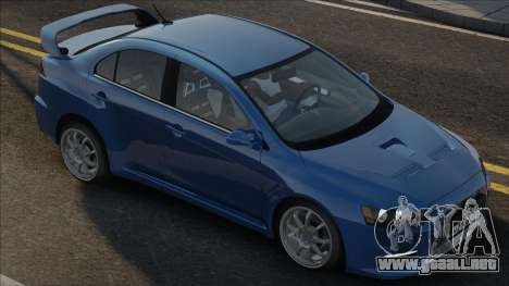 Mitsubishi Lancer Evolution Blue para GTA San Andreas