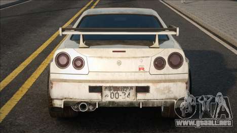 Nissan GT-R Nismo White para GTA San Andreas