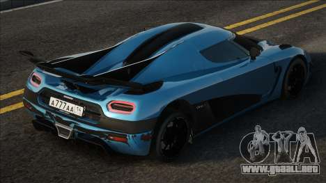 Koenigsegg Agera [Blue] para GTA San Andreas