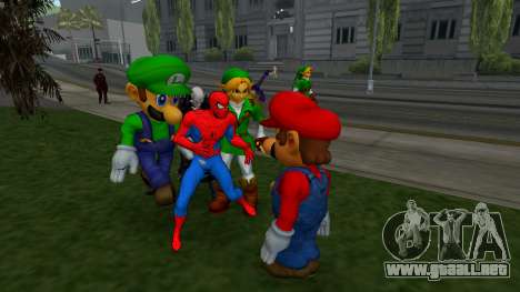 Luigi from Super Smash Bros Melee para GTA San Andreas