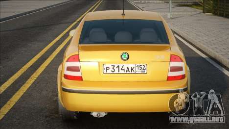 Skoda Superb Yellow para GTA San Andreas