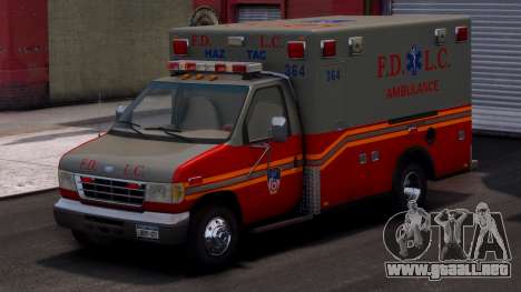 1998 Ford E-350 Ambulance para GTA 4