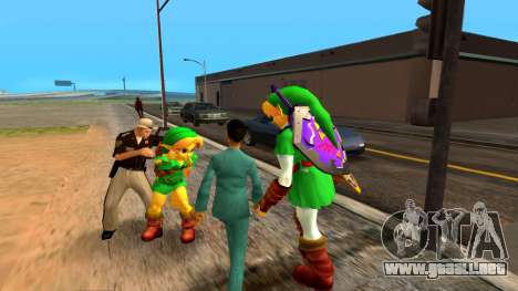 Young Link from Super Smash Bros Melee para GTA San Andreas