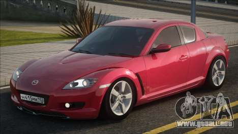 Mazda RX-8 Rojo para GTA San Andreas