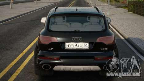 Audi Q7 Blek para GTA San Andreas