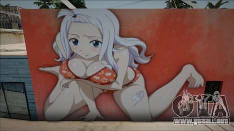 Mirajane Strauss Wall Graffiti para GTA San Andreas