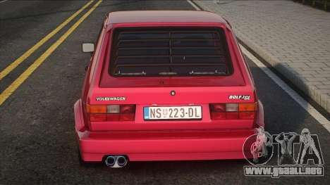 Volkswagen Golf Mk1 Tuned para GTA San Andreas