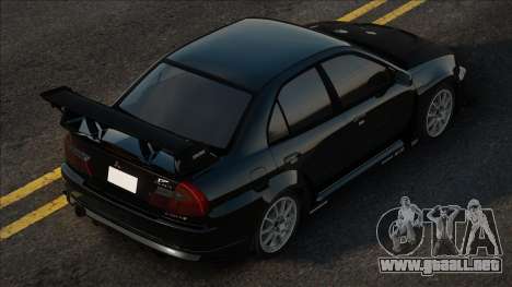 Mitsubishi Lancer Evolution V Blek para GTA San Andreas