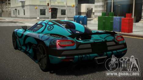 Koenigsegg Agera Exils S8 para GTA 4