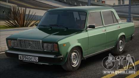 VAZ 2107 Verde para GTA San Andreas