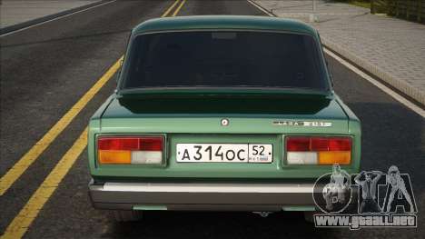 VAZ 2107 Verde para GTA San Andreas