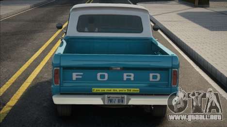 Ford F-100 1966 para GTA San Andreas