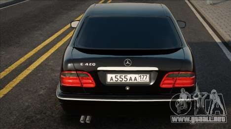 Mercedes-Benz E420 W210 Blek para GTA San Andreas