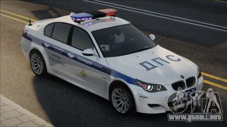 BMW M5 E60 Policía de Tráfico 2012-2015 para GTA San Andreas