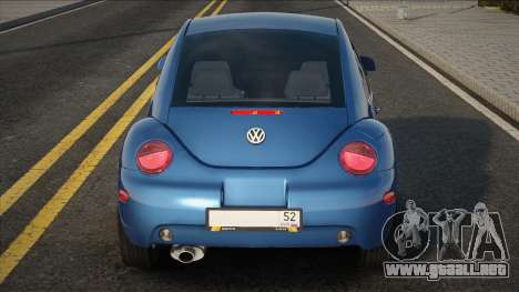 Volkswagen Beetle Blue para GTA San Andreas