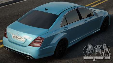 Mercedes-Benz S 65 AMG Blue para GTA San Andreas