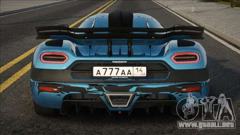 Koenigsegg Agera [Blue] para GTA San Andreas