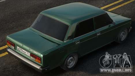 VAZ 2107 Verde para GTA San Andreas