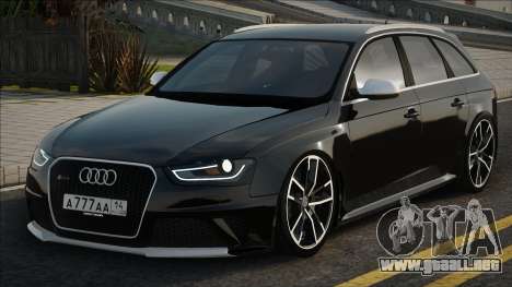 Audi RS4 Blek para GTA San Andreas