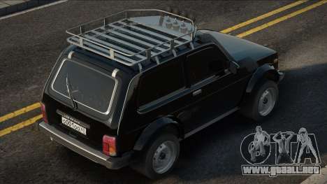 VAZ 2121 Versión Negra para GTA San Andreas