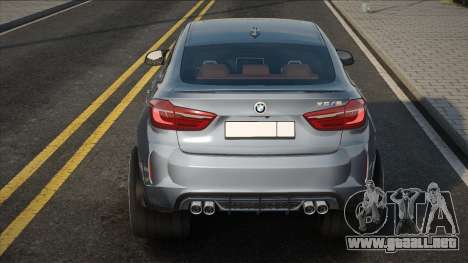 BMW X6M Grey Color para GTA San Andreas