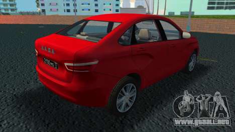 Lada Vesta Red para GTA Vice City