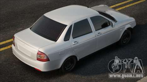 Lada Priora Blanco Roto para GTA San Andreas