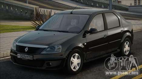 Renault Logan Blek para GTA San Andreas