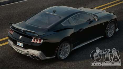 Ford Mustang Dark Horse 2024 Blek para GTA San Andreas