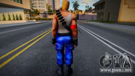 Contra Return - Bill Rizer para GTA San Andreas