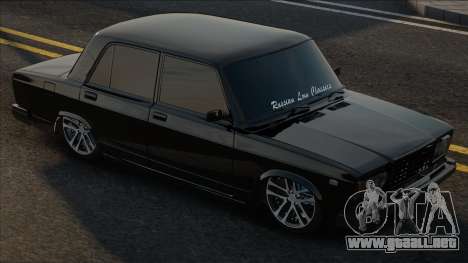 VAZ 2107 Negro Clásico para GTA San Andreas