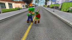 Young Link from Super Smash Bros Melee para GTA San Andreas