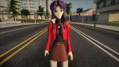 Misato Katsuragi Evangelion para GTA San Andreas