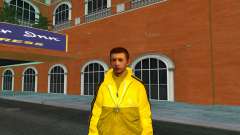 Un tipo con un traje amarillo para GTA Vice City