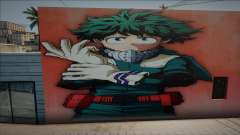 Mural Izuku Midoriya para GTA San Andreas