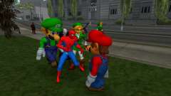 Luigi from Super Smash Bros Melee para GTA San Andreas