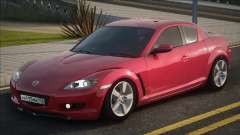 Mazda RX-8 Rojo para GTA San Andreas