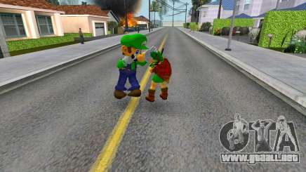 Young Link from Super Smash Bros Melee para GTA San Andreas