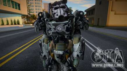 T-60 Power Armor - SAPD Urban Camo para GTA San Andreas