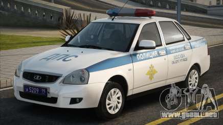 Lada Priora 2170 Policía Policía de Tráfico 2013-2016 para GTA San Andreas