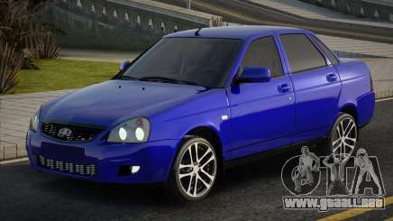 Blue Version Lada Priora para GTA San Andreas