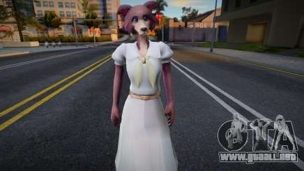 Juno White Dress para GTA San Andreas