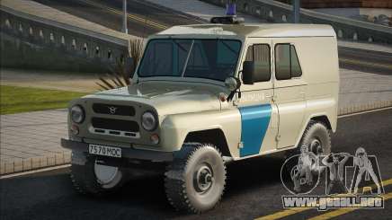 Milicia UAZ-469 para GTA San Andreas